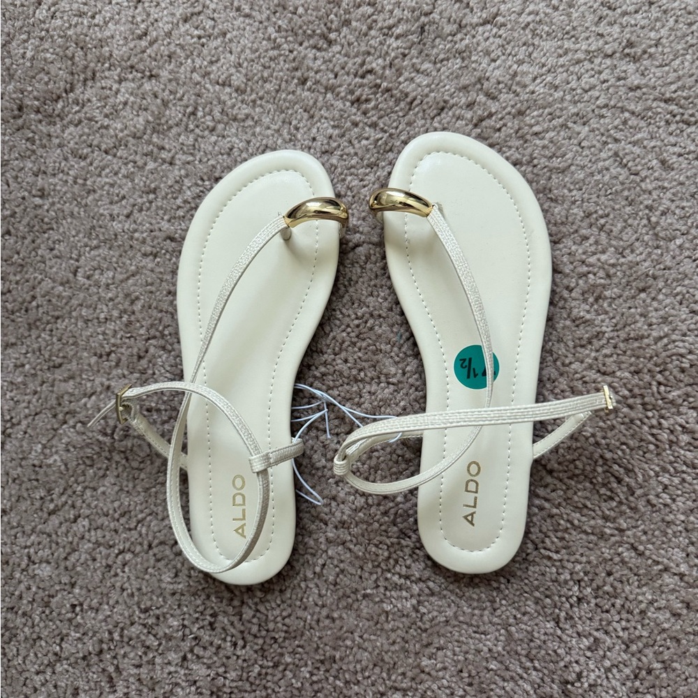 Aldo Women's Elegant Cream Sandals